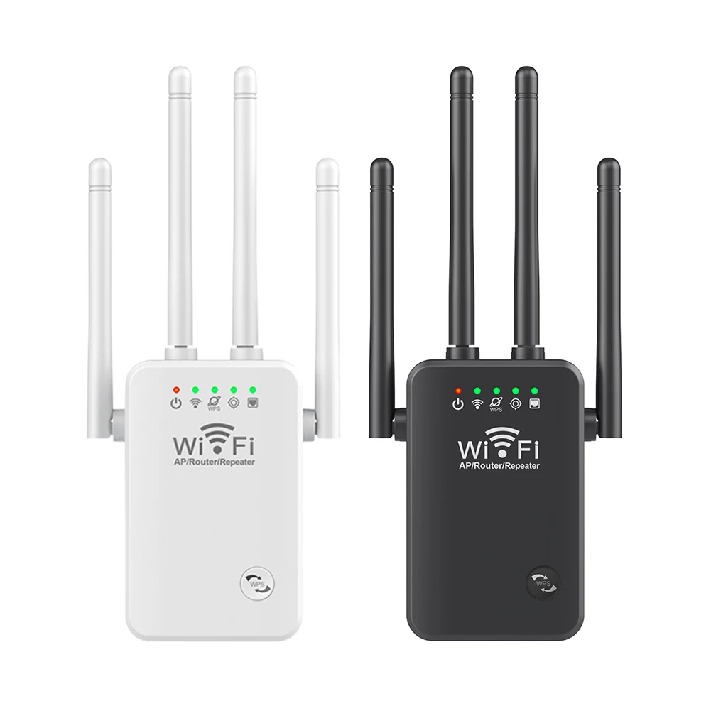 WiFi Extenders Signal Booster 2.4G/5Ghz Wireless WiFi Repeater 1200Mbps 4 Antenna Long Range for Home with Ethernet Port 5