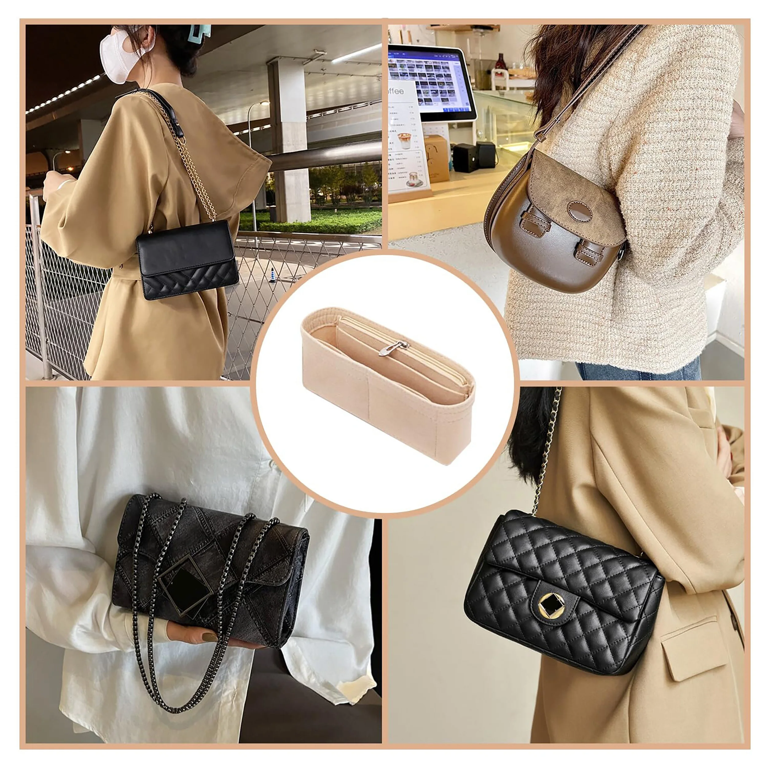 รูปสินค้า กระเป๋าจัดระเบียบเครื่องสำอาง ช่วยให้การแต่งหน้าเป็นเรื่องง่าย