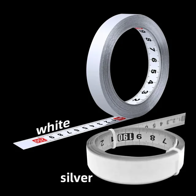 Nastro Metrico Autoadesivo 1-5 Metri - Per Falegnami E Fai Da Te - Foto 3