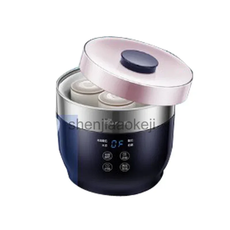 Home Fully Automatic Yogurt Maker 4 Ceramic Yogurt Cup Rice Wine Cheese Greece Machine SNJ-C10T1 1pc