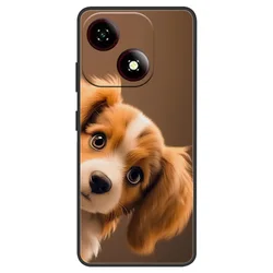 Custodia per telefono in silicone morbido con design cartoon e bumper in TPU
