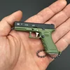 Csnoobs 1:3 G17 Mini Semi-alloy Pistol Model Metal Detachable Toy Gun Keychain  Bag Pendant Ornaments Children's Toy 5