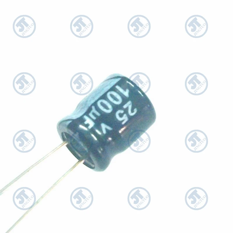

20 шт 100uF25V 25V100uF 100MFD 25WV 6*7 мм радиальный алюминиевый электролитический конденсатор