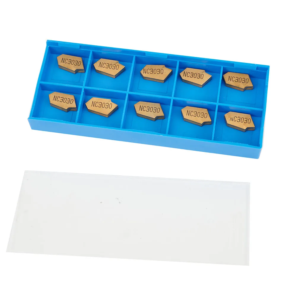 

10Pcs Cut-Off Grooving Parting Inserts SP300 NC3020 GTN-3 CNC Grooving Parting Cut-Off Carbide Insert 3mm Width ZQMX3N11-1E Tool