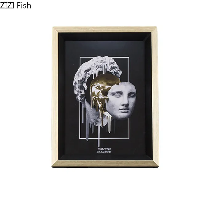 Arany Szegély Képkeret 6/7 Hüvelykes Aranykeretek Képekhez Modern Dekoráció Családi Portré Keretes Művészeti Díszek - Image 5