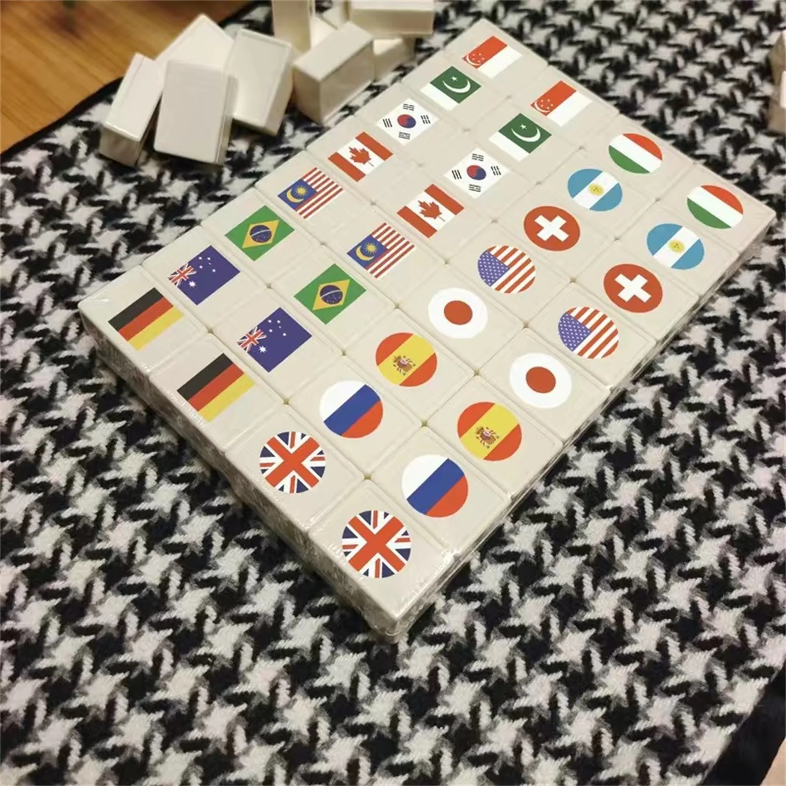 65 Tiles Seaside Escape Game Block Party Board Game Card Game Set Party Event Pattern Battle Game Props Supplies ﻿ 6