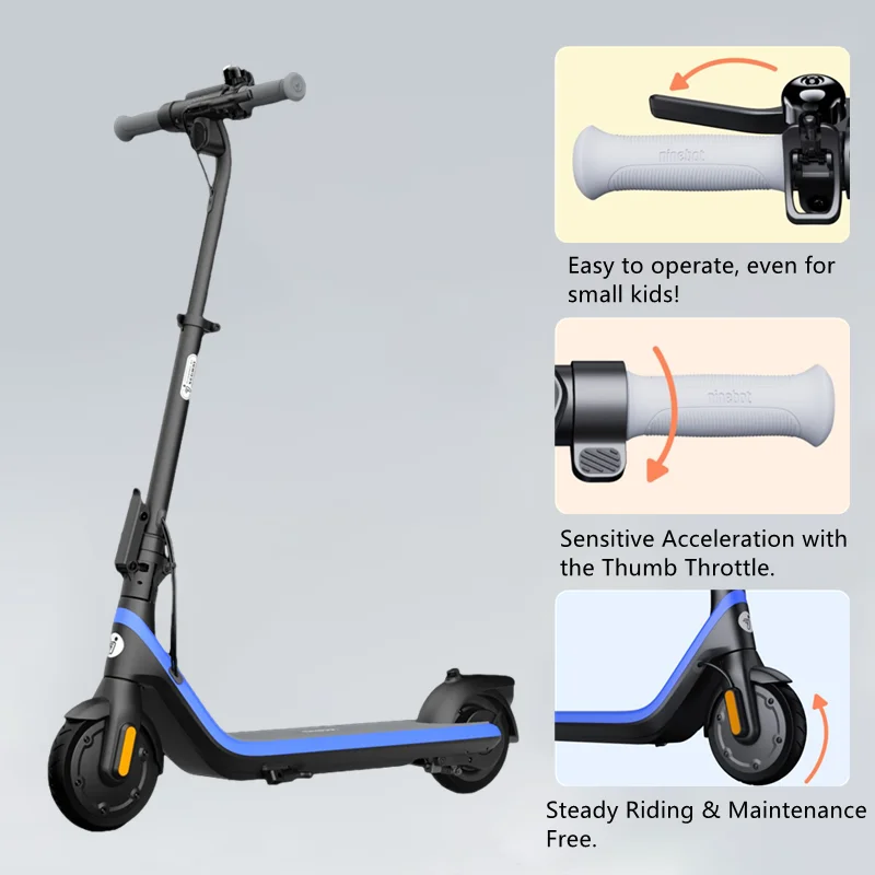 Ninebot C2 E trottinette électrique 6 à 10 ans