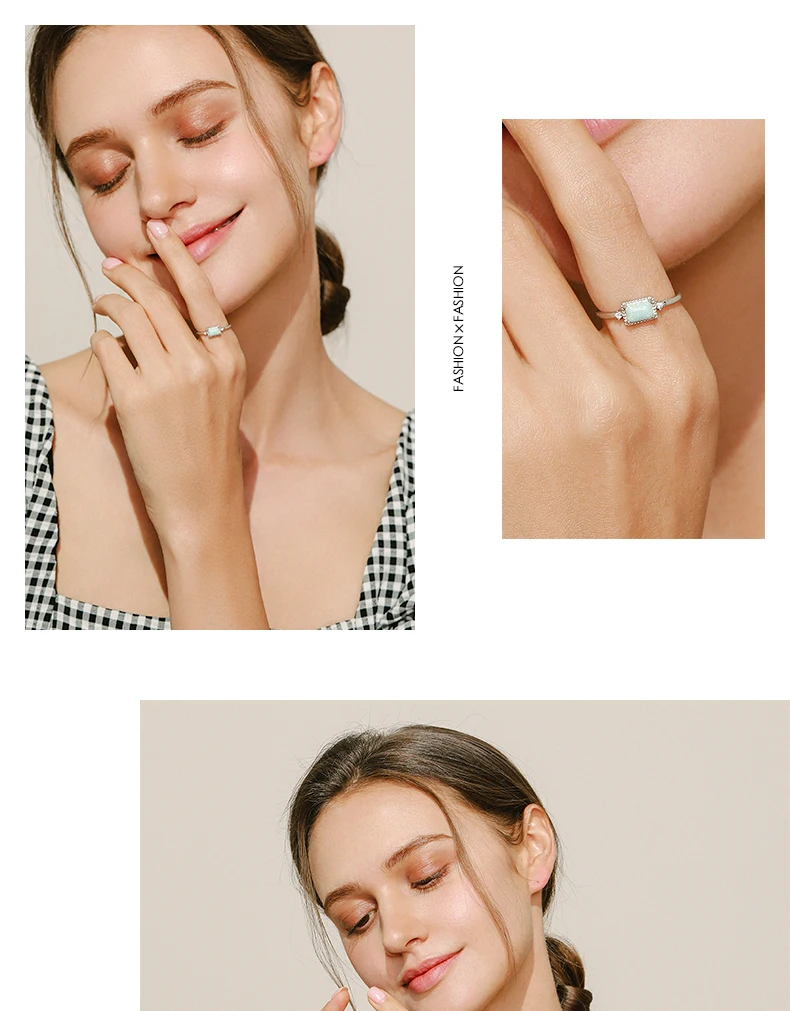 MODIAN Real 925 Sterling Silver Fantastic Natural Opals Finger Rings For Women Wedding Anniversary Jewelry Fine Accessories Anel