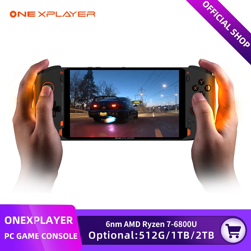Onexplayer Minipro Amd R7-6800U Pc Game Laptop 7 "Touch Screen 1200P Palmare 3A Giochi Tablet Windows11 Wifi6 32G 2T Computer