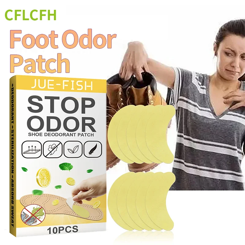 Shoe Odor Removal Spray Shoe Odor Spray Shoes Deodorant Patch Foot Odor Removal Paste Footwear Stink Antibacterial Insole Deodorizer Lemon Fresh Sticker