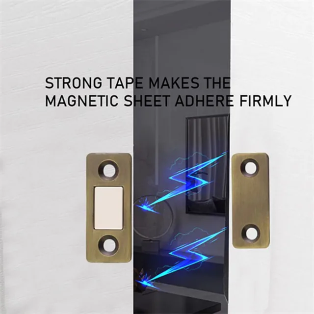 Close The Locks Magnetic Locks for Cabinet Doors Furniture Closet Locks  Stainless Steel Kitchen Cabinets 2 Powerful Magnets XD - AliExpress