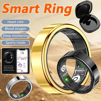 2026 New Smart Ring Heart Rate Blood Pressure Sleep Monitoring Motion Tracking IP68 Waterproof Men Women Smart Ring Holiday Gift 1