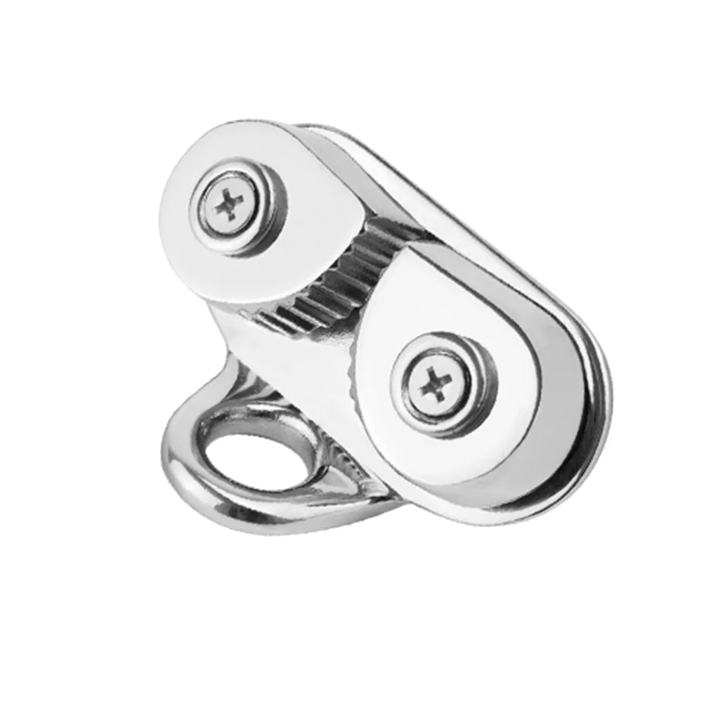 Stainless Steel Cam Cleat Leading Ring Boat Cam Cleats Matic Fairlead Marine automatic rope clamp plate Kayak Canoe Dinghy stainless steel 316 cam cleat with leading ring boat cam cleats fairlead marine sailing sailboat kayak canoe dinghy