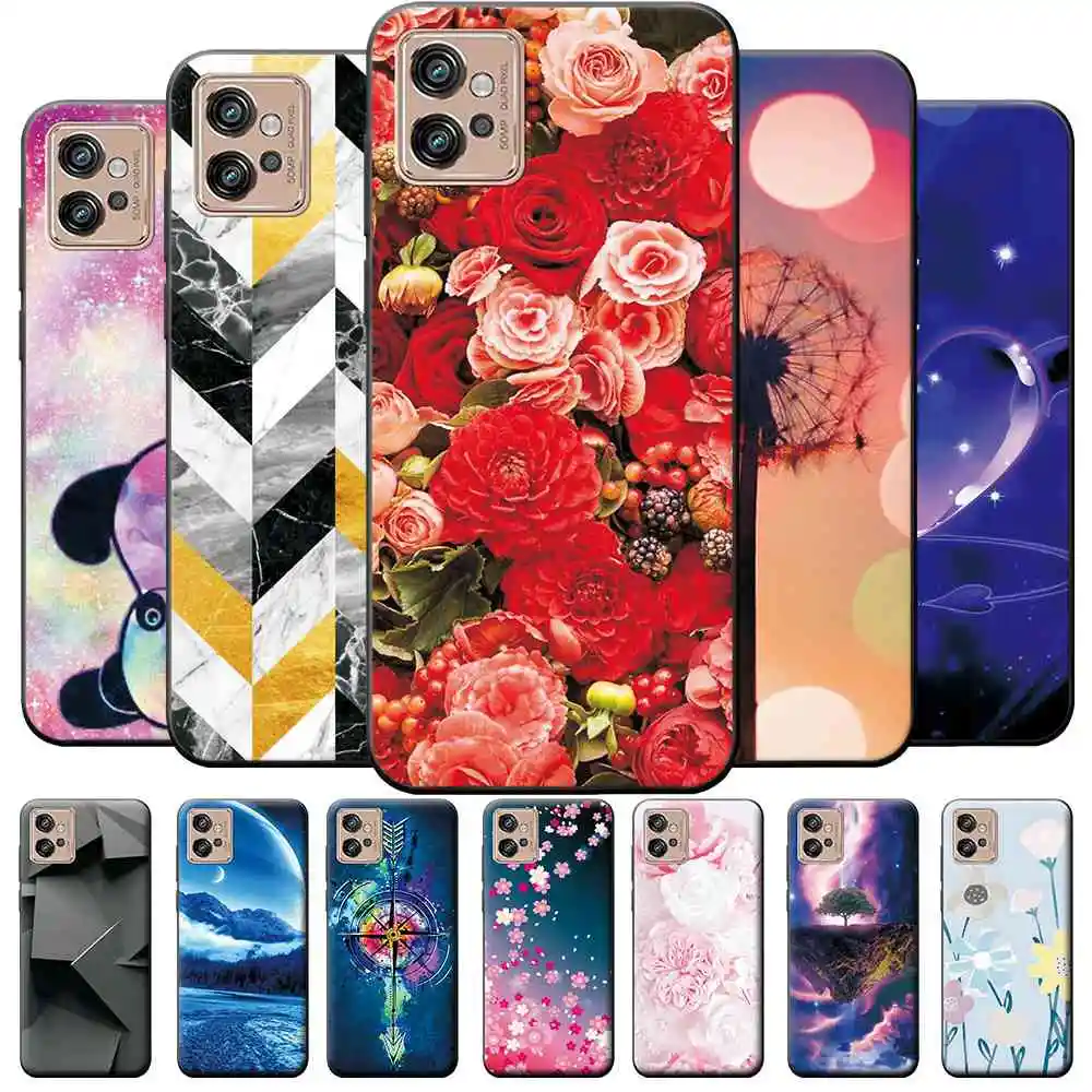 Per Motorola Moto G32 Cover Posteriore Fantasia Per Moto G32 Custodia Morbida In Silicone Tpu Per Moto G32 G 32 Protect Fundas Coque