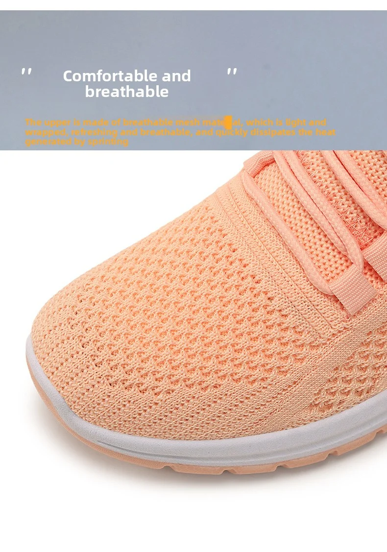 Side view of hidden heel shoes for women featuring breathable mesh lining.