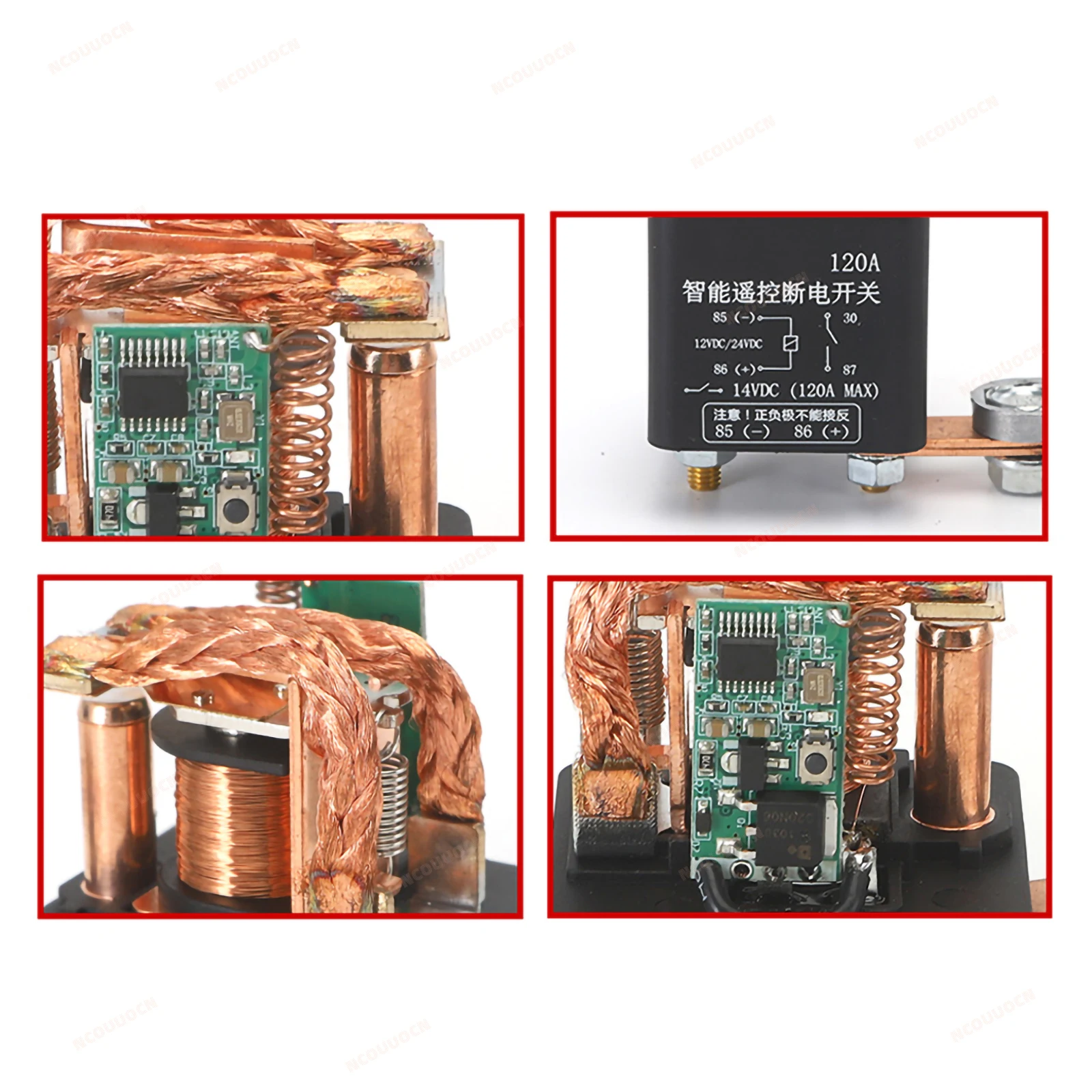 Car Auto Wireless Remotes Control Switch Relay Car Battery Disconnect Cut Off Isolator Switch 12V/24V 120A/200A car battery switch
