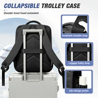 Men Vacuum Compression Backpack 15.6in Laptop Backpack Expand Hiking Vacuum Travel Backpack, Ryanair Backpack 40x30x20 Cabin Bag - Image 6
