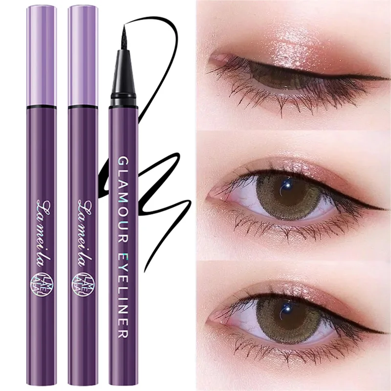 Waterproof Eyeliner Ultra thin Quickly Drying Smooth Long Lasting Matte