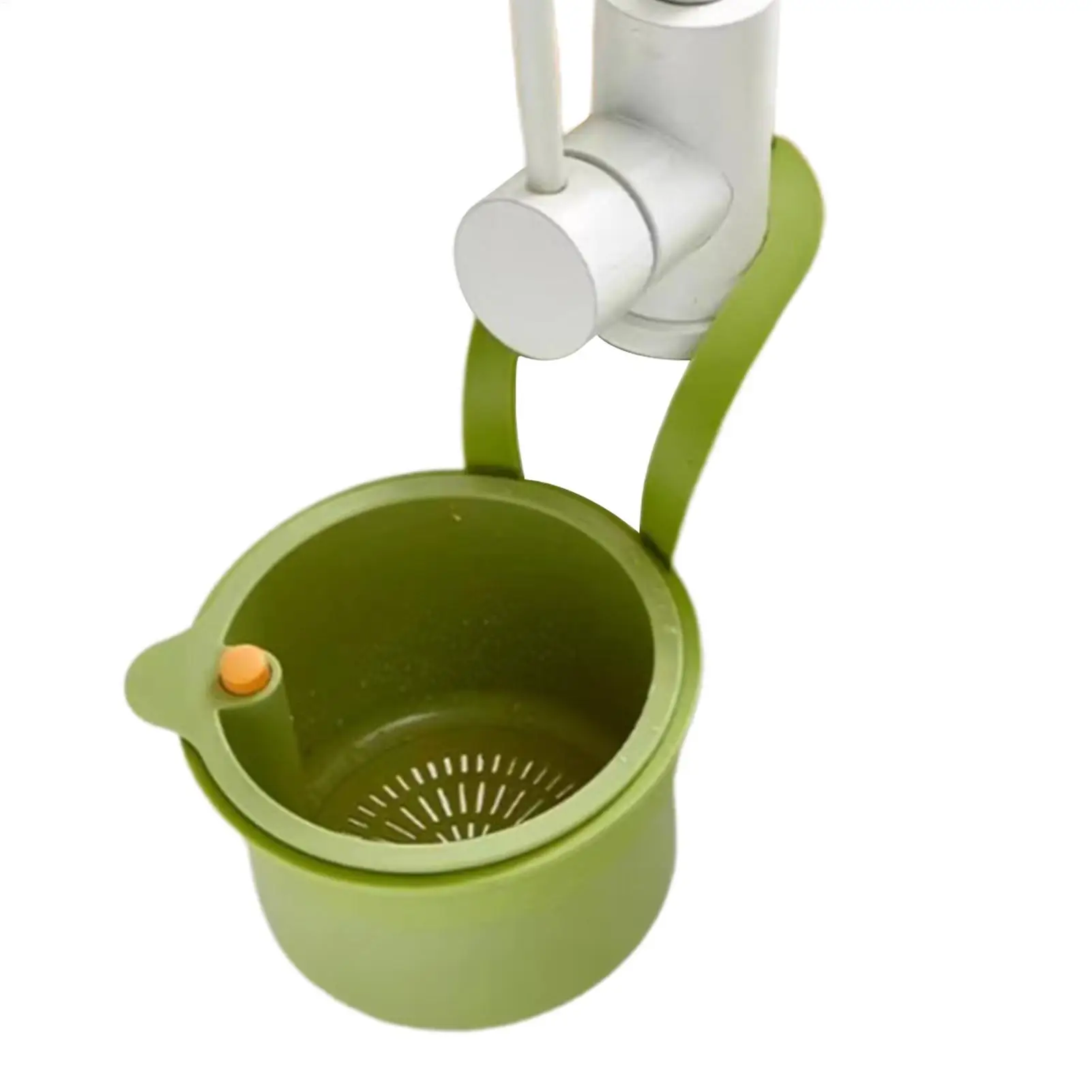 Sink drain basket can be hung kitchen sink separation residue filter basket fruit washing filter basket faucet hanging  basket
