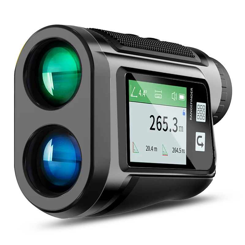 NOHAWK Golf Laser Rangefinder USB Rechargeable with Slope Compensation For Golfer Range Finder Hunting Monocular 10