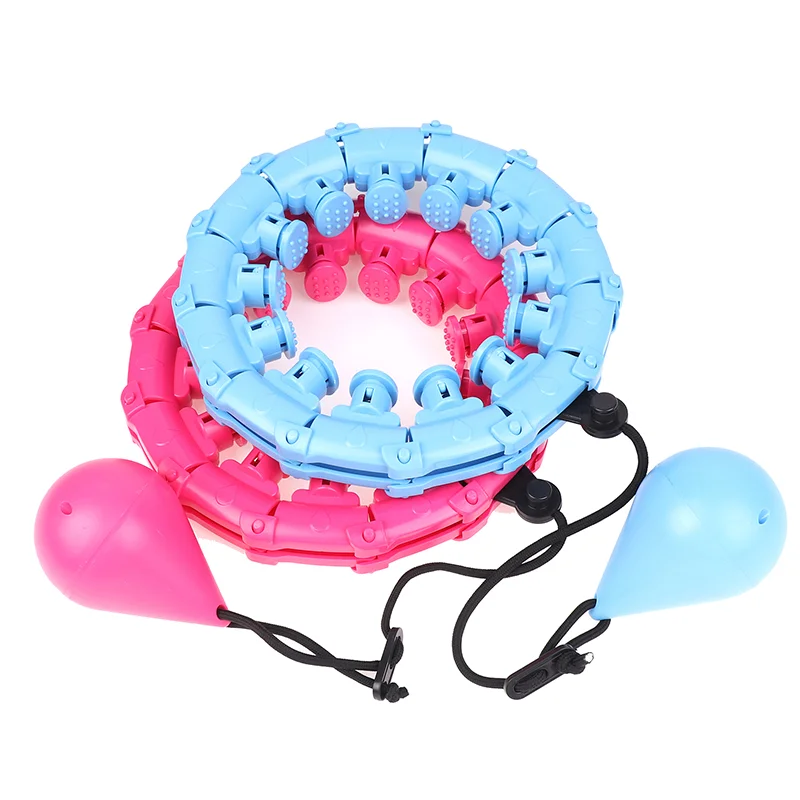 Weighted Fit Exercise Circle Infinity Fitness Hoop With Detachable Knots For Adults Children Weight Loss And Exercise