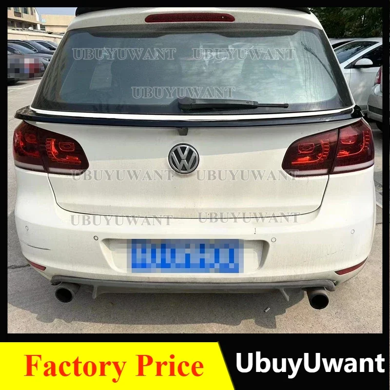 Per Volkswagen Vw Golf 6 Vi Mk6 2010-2013 Spoiler Posteriore Centrale Spoiler Per Vw Golf 6 Abs Spoiler Centrale (Non Adatto Per Gti E R)