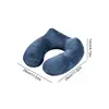 Sleeping Neck Pillow Inflatable Sleeping Pillow For Traveling Adjustable Neck Pillow For High-speed Rail Outdoor Travel 6