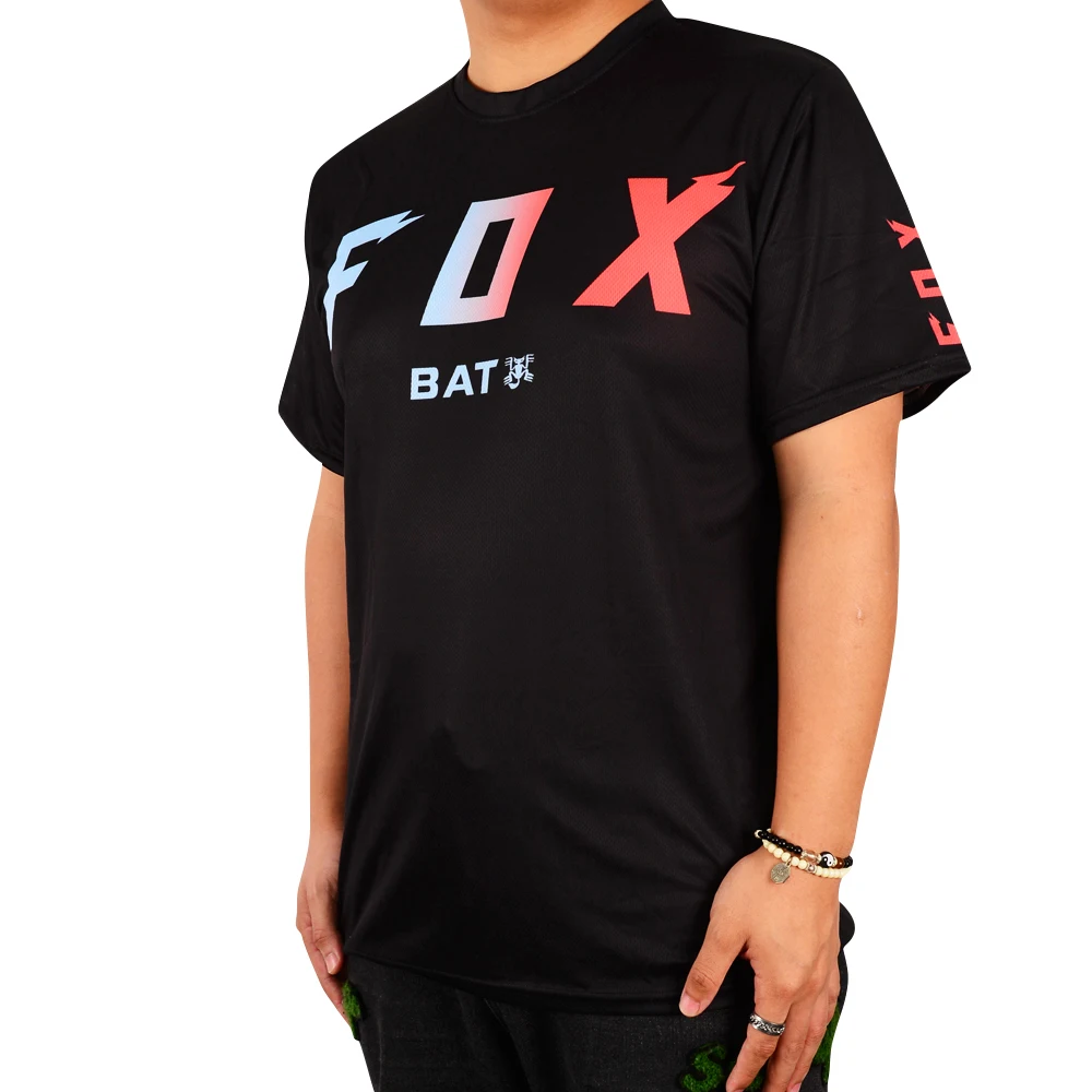 Cycling Jersey Men's Downhill BAT FOX MTB Mountain Bike Shirts Offroad DH Motorcycle Racing Off-Road Bicycle