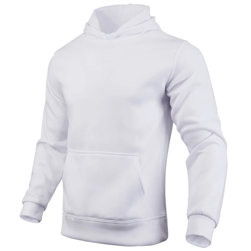 Thickened Autumn And Winter New Men's Loose Hooded Sweater Solid Color Casual Fashion Pullover Men's Hoodie_voghion.com