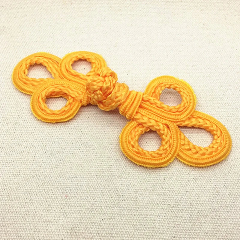 10 Piece Handmade Beaded Chinese Frog Closures Buttons Knot Fastener for Cheongsam Tang Suit Traditional Handcraft Decor Buttons 6