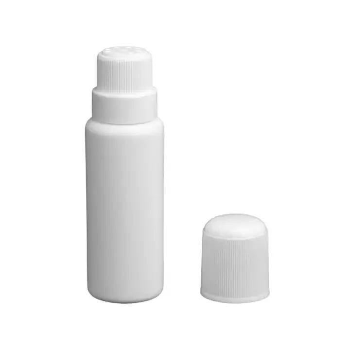 ! 20PCS/LOT powder jars, hdpe bottle 50ml, bottles plastic for powder