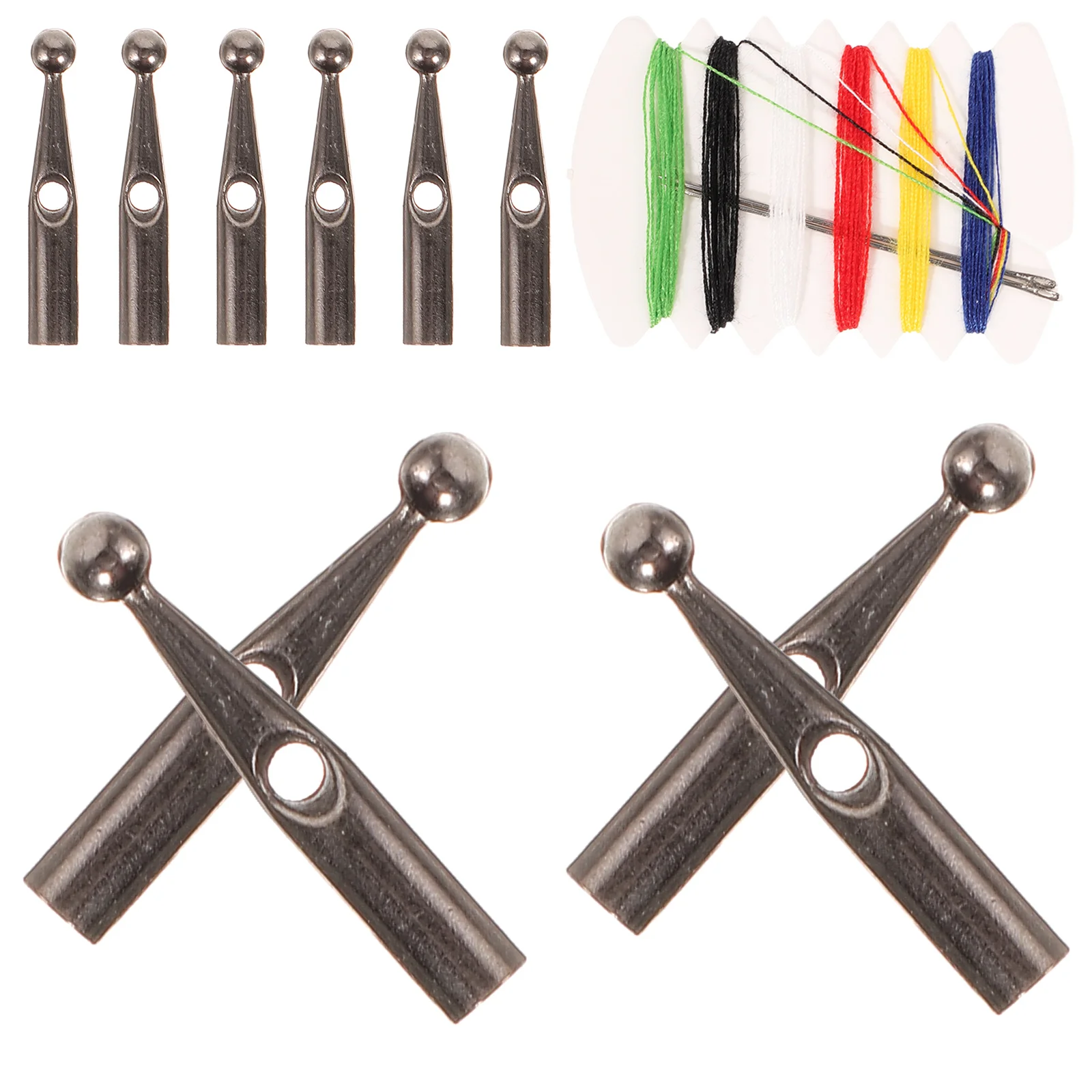 Outdoor Umbrella Accessories Umbrella Bone Covers 10 Pcs Umbrella Tail Beads Long Handle Repair Parts Accessories Bone Covers for Folding