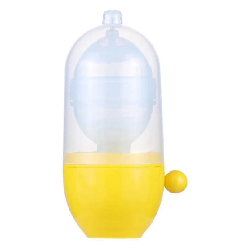 Egg Scrambler Hand Egg Shaker Mixer Food Grade Silicone Yolk White Mix Manual Tool Convenient Golden Maker for Kids
