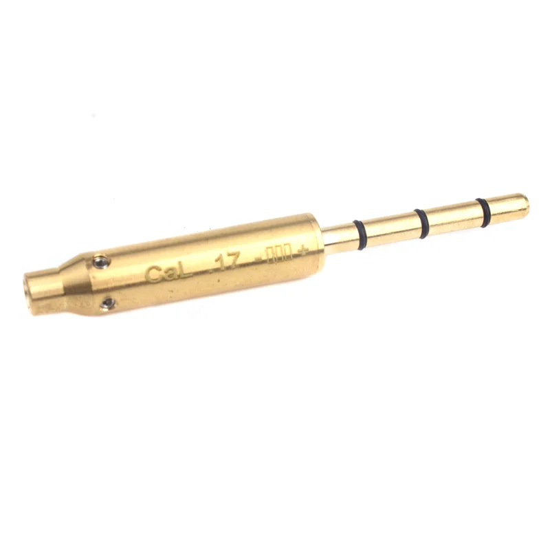 Cal .17 Laser Bore Sight .17HMR Laser Boresighter 17WSM Collimator for Rifle and Pistol with Battery 17 Poiner