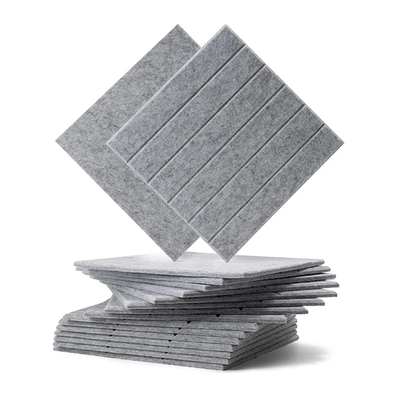 

96 Pcs Sound-Absorbing Panels Sound Insulation Pads,Echo Bass Isolation,Used For Wall Decoration And Acoustic Treatment