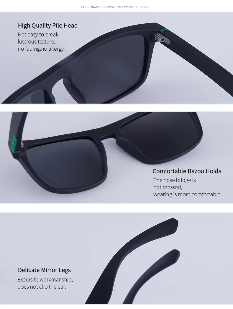 Marke Männer Polarisierte Sonnenbrille Angeln Damen Driving Shades Männliche Sonnenbrille Für Camping Wandern Klassische UV400 Brillen_voghion.com