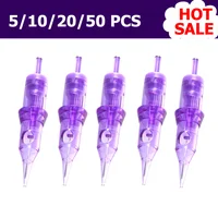 5/10/20/50PCS Professional Needles Tattoo Cartridges Round Liner 0.3MM Permanent Makeup Eyebrow Liner Disposable Tattoo Needles 1