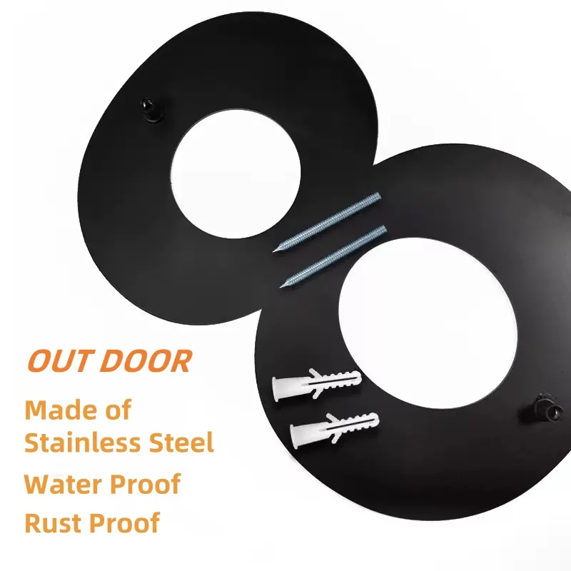 House Number Signs House Numbers Number Plate 15/20/30cm Floating Stainless Steel Screw Install Address Sign Doorplate Plaque For Outdoor Home Street