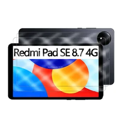 Clear HD Tempered Glass Screen Protector (2-Pack) - Scratch-Proof, Transparent Film (Redmi Pad SE 4G 8.7)