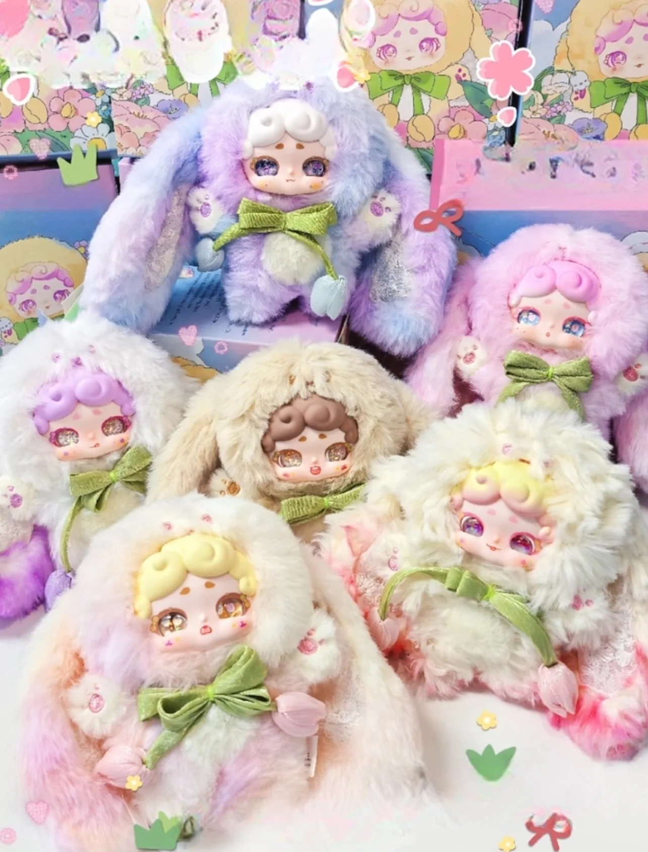 lucky deer nai アイスシリーズ 新作 6セット おやすみうさぎ Lucky