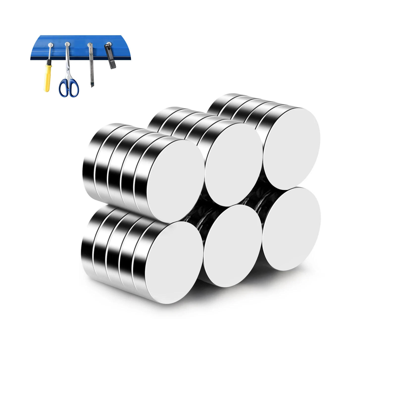 Magneti Al Neodimio Forti Super Magneti 6x3mm 20 Pezzi N35 - Foto 6