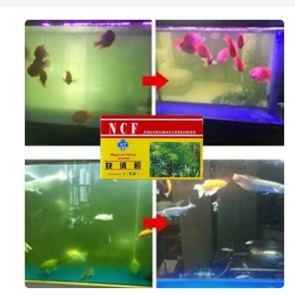 Aquarium Water Purifying Powder for Fish Tank