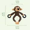 Squeaky Puppy Toys Plush Puppy Chew Toys for Teething Training Dog Toys for Small Dogs Toys for Cute Monkey Interactive Dog Toys 4