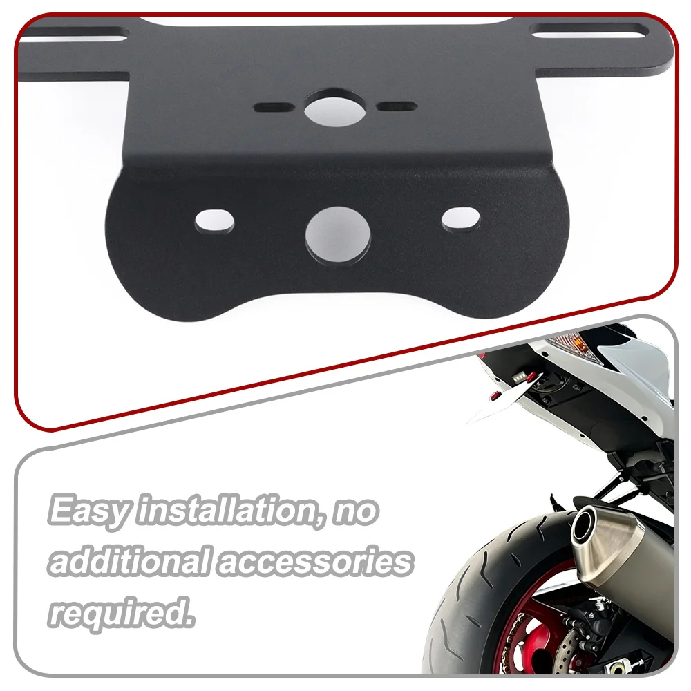 Sportbike Rear Tail Tidy Fender Eliminator Kit & License Plate Holder