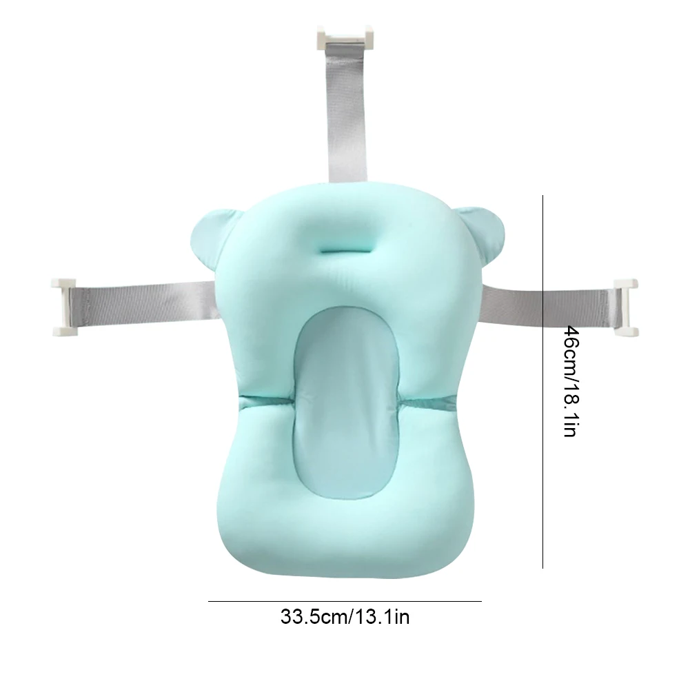 Bath Pillow Newborn Baby Bath Cushion Seat Anti Slip Portable 0-12 Months