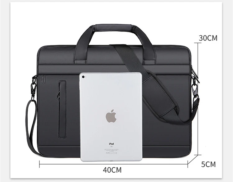 2023 Men Briefcase Bag High Quality Business Famous Brand PU Leather Shoulder Messenger Bags Office Handbag 14 inch Laptop bag