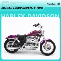 Maisto 1:18 Harley-Davidson Series Classic Simulation Alloy Motorcycle Model Toy Car Collecting 1