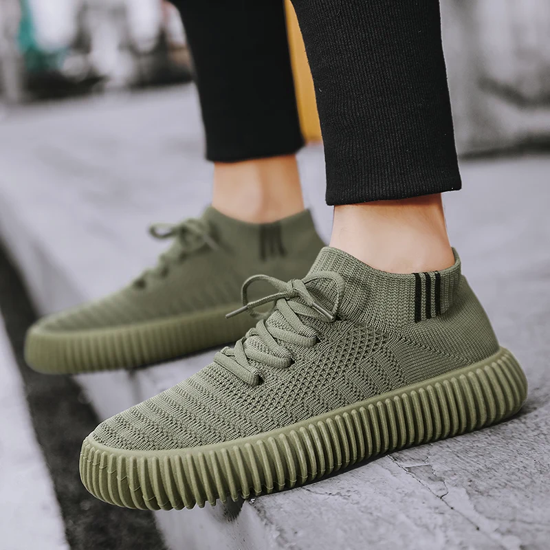 Sneakers Men Casual Shoes Skateboarding Men Flat Brand Fashion Mesh Shoes Breathable Non-slip Tennis Sports Shoes Student 3