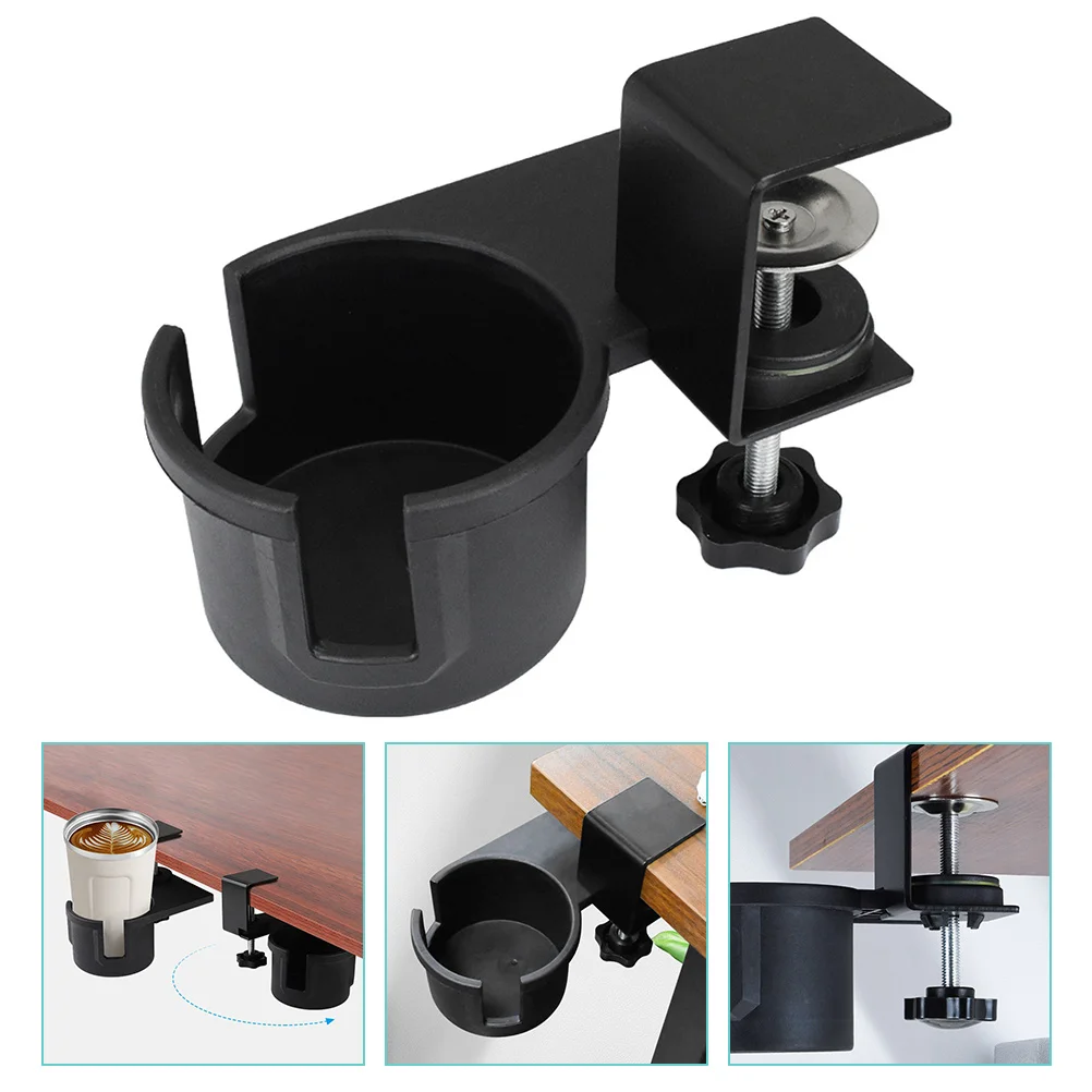 

Creative Office Desktop Cup Computer Desk Fixed Cup Holder Clip Table Bottle Stand Table Side Water Cup Clip Desk Storage Clip