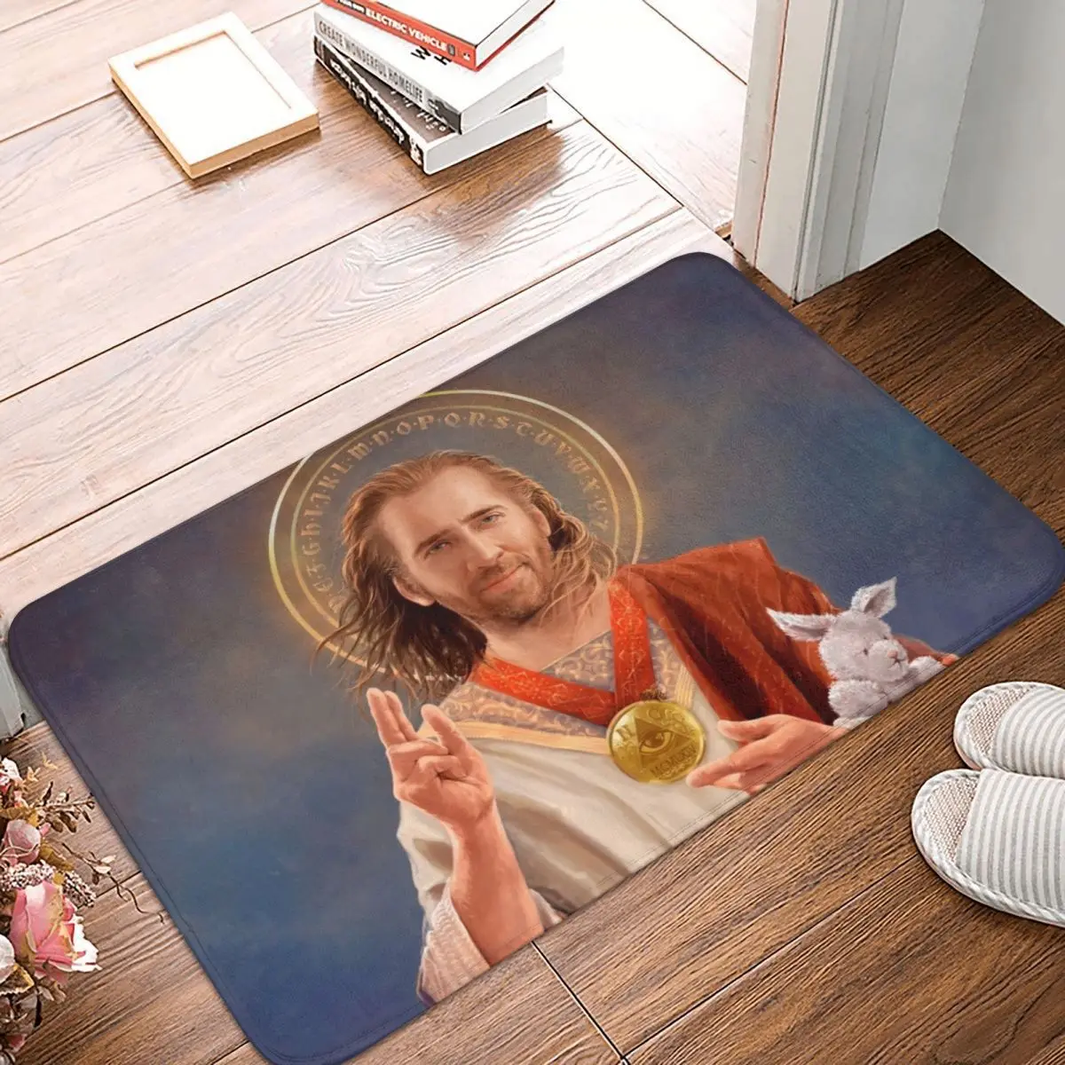 Mat Nicolas Cage Doormat Rug Carpet Footpad Non-slip Water Oil Proof for Corridor Kitchen Bedroom Balcony Toilet Bathroom floor mat